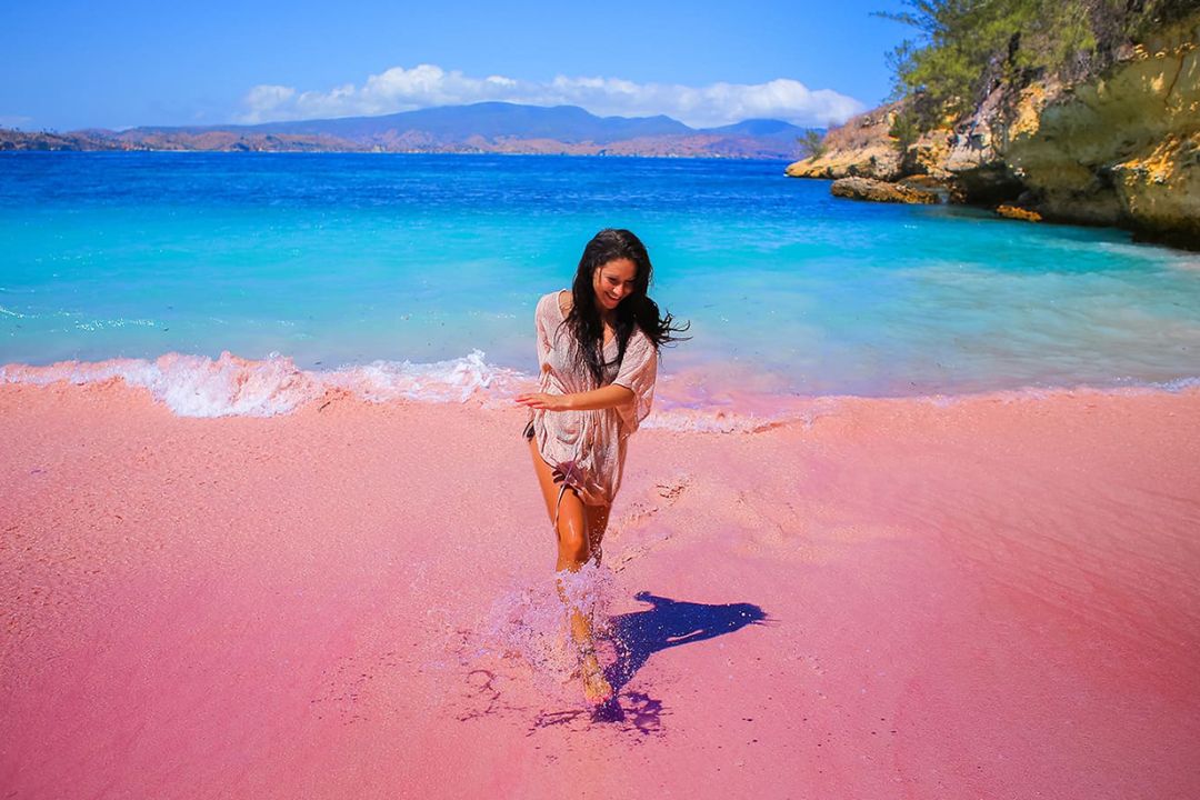 destinasai wisata pantai pink lombok